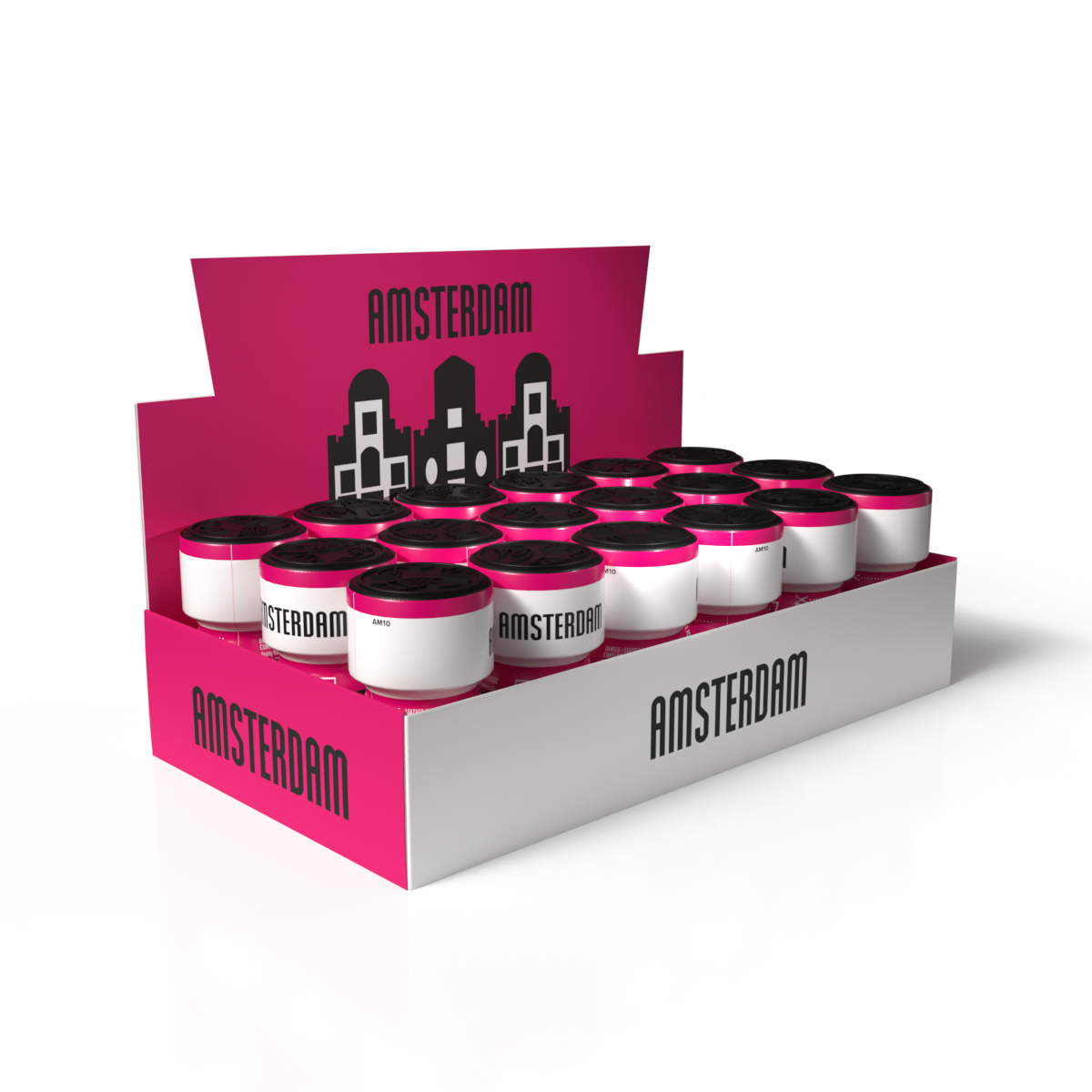 Amsterdam counter display tray — 18 units